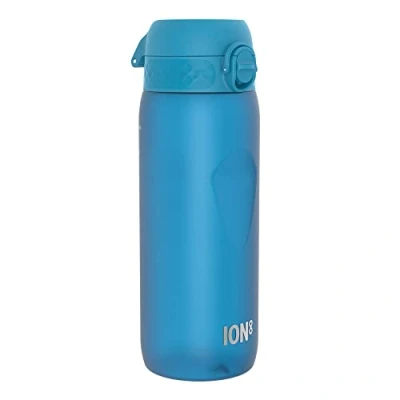 Obrázek Ion8 Láhev na pití, 750 ml, zabezpečené proti protékání, otevírání jednou rukou, bezpečné uzavírání, vhodné do myčky nádobí, bez BPA, držadlo, skládací víčko, ručně tvarovaná rukojeť, snadné čištění,