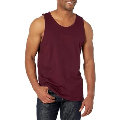 Obrázek Amazon Essentials Pánské tílko, normální střih, burgundská červená, L