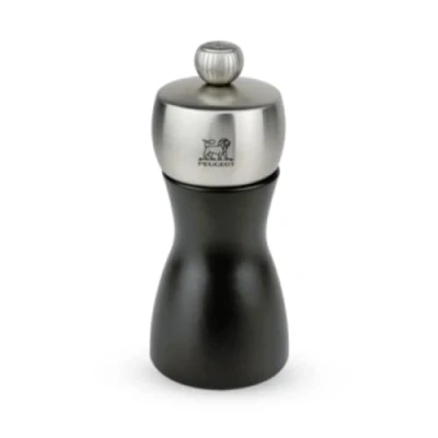 Obrázek PEUGEOT 21283 Fidji mlýnek na pepř dřevo, 5,2 x 12 cm, matná černá