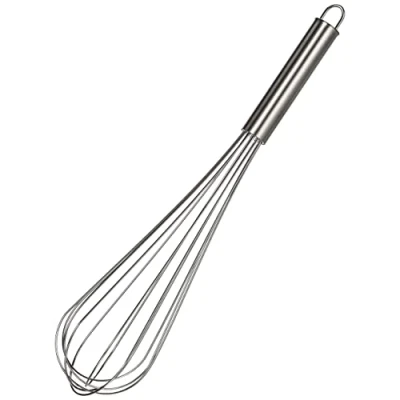 Obrázek Fackelmann metlička na sníh 32,5 cm, z ušlechtilé oceli, robustní šlehací metla se stabilními dráty (barva: stříbrná), množství: 1 kus