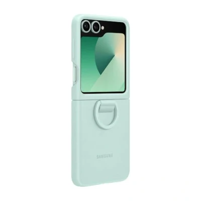 Obrázek Samsung Silikonový Back Cover S Prsten Máta Galaxy Z Flip 6