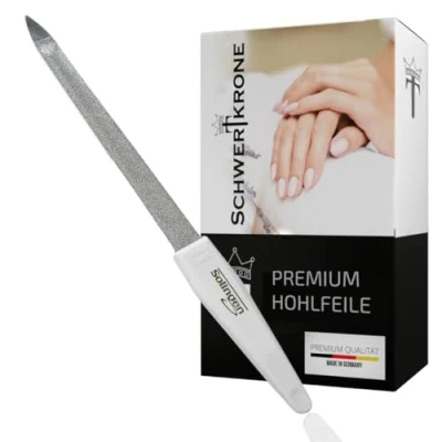 Obrázek SCHWERTKRONE Dutý pilník Solingen na nehty klenutý pro manikúru a pedikúru 17, 5 cm Made in Germany