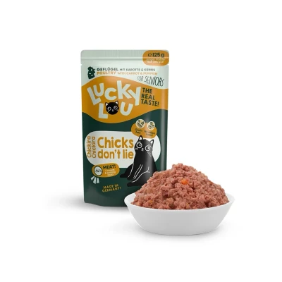 Obrázek Kapsička LUCKY LOU Lifestage Senior s drůbežím masem 125g