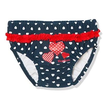 Obrázek Playshoes Unisex dětské UV ochranné plenkové kalhoty plavky, Srdce.