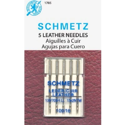 Obrázek Euro Notions Leder Maschine Needles Size 16/100 5/Pkg, andere, Mehrfarbig