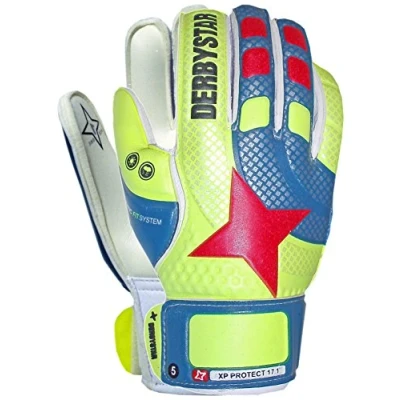 Obrázek Derbystar Xp Protect 1 brankářské rukavice, Žlutá, 12