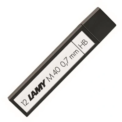 Obrázek LAMY M 40 tuha 811 pro mechanickou tužku v barvě psaní černá a tvrdost tuhy HB (12 kusů) šířka linky 0,7 mm