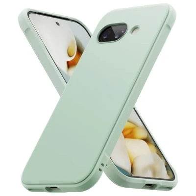 Obrázek Ringke Onyx pro Google Pixel 9a pouzdro, [drsné] protiskluzové proti otiskům prstů odolné nárazu poškrábání přesné stylové pouzdro na mobil s přesnými výřezy fotoaparát Mint