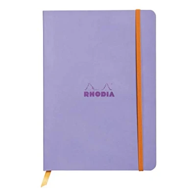 Obrázek Rhodia 117409C poznámkový sešit (s měkkou obálkou, linkovaný, 80 listů, DIN A5, 14,8 x 21 cm) 1 kus iris