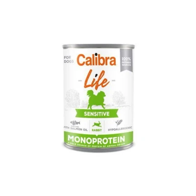 Obrázek Konzerva CALIBRA Dog Life Sensitive Rabbit 400g
