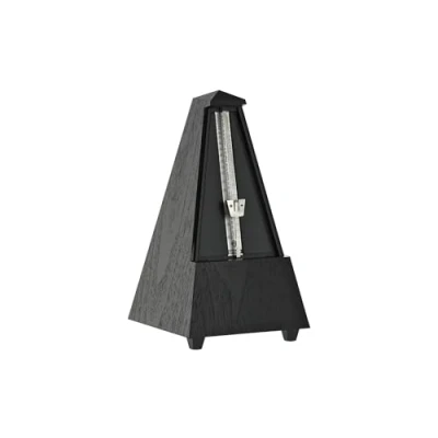 Obrázek Wittner Metronom 845161 plastový kryt bez zvonku taktický tvar pyramidy černý