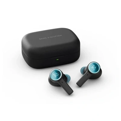 Obrázek Bang &amp; Olufsen Beoplay EX bezdrátová Bluetooth sluchátka do uší s funkcí Active Noise Cancellation a 6 mikrony, výdrž baterie až 20 hodin, nabíjecí box USB C nabíjením Antracit Oxygen, jednotná velikost