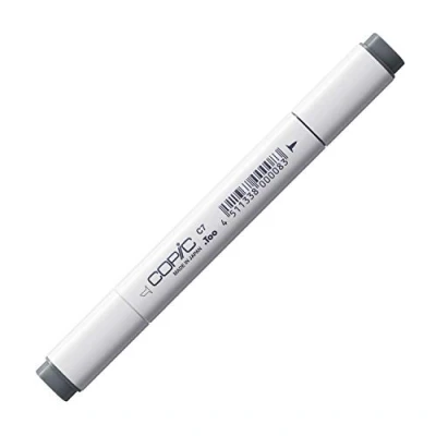 Obrázek COPIC Classic Marker Typ C 7, cool gray č. profesionální zvýrazňovač rozvržení, se širokou a jemnou špičkou