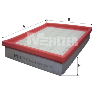 Obrázek Vzduchový filtr MFILTER K 224
