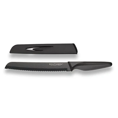 Obrázek ECHTWERK EW SS 0150 „BlackSteel“ Ocelový loupací nůž, kuchyňský čepel cca 9 cm, černá