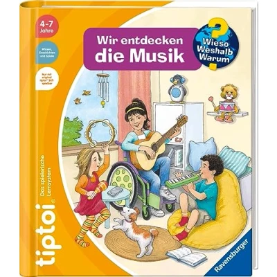 Obrázek tiptoi® Wieso? Weshalb? Warum? Wir entdecken die Musik, Buch für Kinder ab 4 Jahre