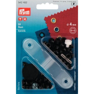 Obrázek Prym 542402 očka mosaz 4,0 mm mořená, kov, 4