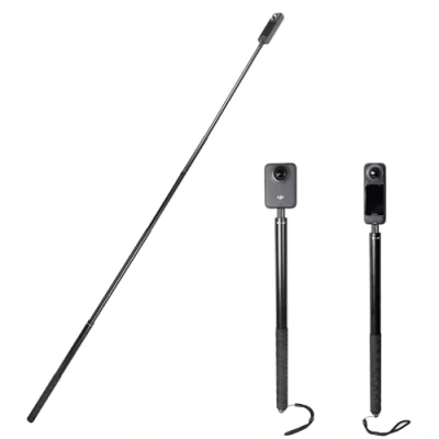Obrázek PellKing Unsichtbarer Selfie Stick für Insta360 ONE X3, X2, X, R, RS, Insta 360 Kamera, 6,35 mm (1/4 Zoll) verlängerter Einbeinstativ Stange, 200 cm