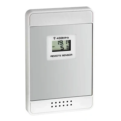 Obrázek TFA Dostmann vysílač s vlhkoměrem 30.3209.02, náhradní/přídavný pro rádiovou meteorologickou stanici Multy 35.1134, měření venkovního klimatu, bílý