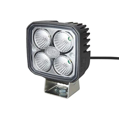 Obrázek HELLA LED pracovní světlomet Q90 compact 12V / 24V 1200lm nástavba/šroubovaný otočný montážní třmen dalekosáhlé osvětlení zástrčka: otevřené konce kabelů 1GA 996 284 012