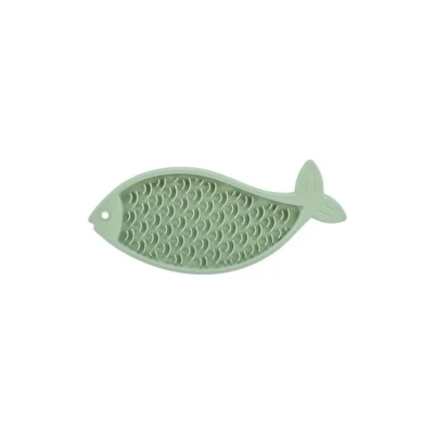 Obrázek Lízací podložka TRIXIE Lick’n&#039;Snack ryba petrolejová 28cm