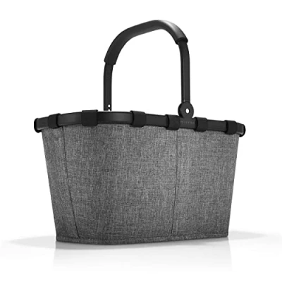Obrázek reisenthel Taška na kolečkách ve stříbrné barvě Twist Silver stabilní nákupní košík se spoustou úložného prostoru a praktickou vnitřní kapsou elegantní vodu odpuzující design