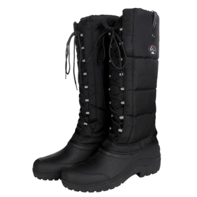 Obrázek HKM 11065 termokozačky Husky, zimní jezdecké kozačky Thermo, černé, unisex 41