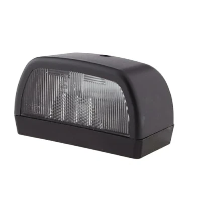 Obrázek HELLA 2KA 998 523 131 osvětlení registrační značky přívěsek halogen 12/24 V šroubované/nástavba ADR/GGVS barva světelného panelu: čiré množství: 1, černá