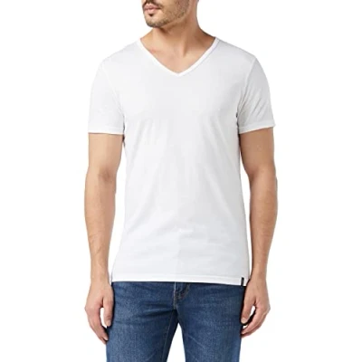 Obrázek Trigema Pánské tričko ve tvaru V Slim Fit, bílá