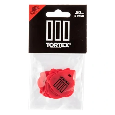 Obrázek Dunlop Tortex T3 kytarový trsátko/trsátko s ostrou špičkou 12 kusů. 50 mm
