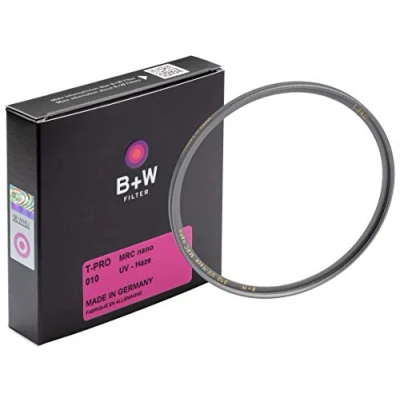 Obrázek B+W 010 UV Haze a ochranný filtr (43 mm, T Pro, titanová povrchová úprava, MRC Nano, 16x zušlechtěný, super slim, Premium)