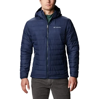 Obrázek Pánská bunda Columbia Powder Lite Hooded Jacket, modrá, s