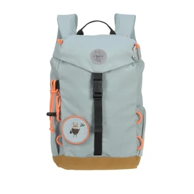 Obrázek LÄSSIG Dětský batoh do školky turistický odpuzující vodu, od 3 let, 9 litrů/Mini Outdoor Backpack, Světlemodrá, přírodní