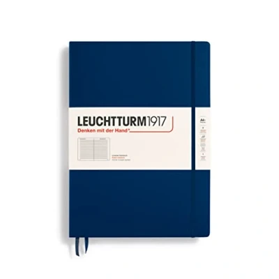 Obrázek LEUCHTTURM1917 359867 zápisník Master Classic (A4+), Hardcover, 235 očíslovaných stran, námořnický, linkovaný