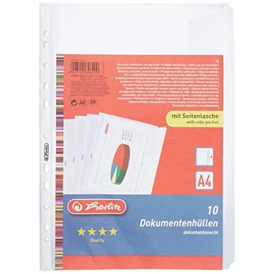 Obrázek Herlitz Obal na dokumenty 5896204 A4 PP balení 10 ks