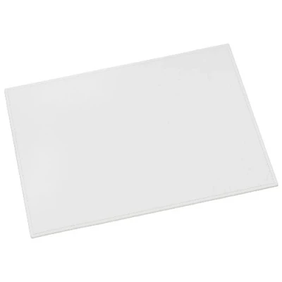 Obrázek Läufer 38080 Scala podložka na psací stůl, 45 x 65 cm, přirozeně vytlačená hovězí kůže, bílá, ručně vyrobená z pravé kůže v Německu, psaní