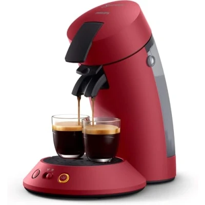 Obrázek Kávovar na kapsle PHILIPS Senseo Original Plus CSA210/90 (volba síly kávy, technologie Coffee Boost, z recyklovaného plastu), červený