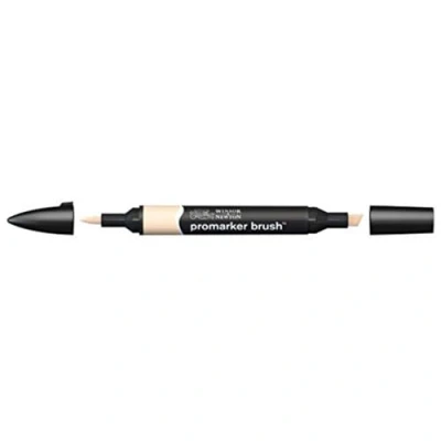 Obrázek Winsor &amp; Newton 0204200 BrushMarker (pro výkresy, kaligrafii, design a rozvržení, kreslení beze šmouh s klínem špičkou štětce) starorůžová
