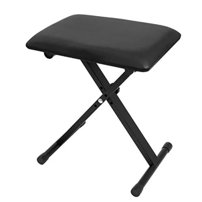 Obrázek CASCHA lavice s klávesnicí výškově nastavitelná I skládací Klavírní Stolička polstrovaná a snadná údržba Keyboard židle Piano Stool Bench potah z umělé