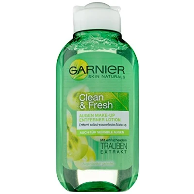 Obrázek Garnier Odstraňovač make upu / odličovací prostředek, odstraňuje i voděodolný up, s hroznovým extraktem, testováno očními lékaři, Skin Naturals, 1 x 125 ml