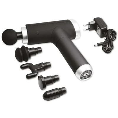 Obrázek Lifenaxx Muskel Massagegerät kompakt LX 013 Massagepistole, Tiefen Massage, Vibrationsmassagepistole, Verschiedene Geschwindigkeiten, 5 Massageköpfe, Fitnessstudio, 776g / 24 x 18 6 cm