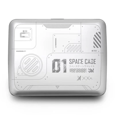 Obrázek OGON Aluminium Geldbörse Smart Case V2 Large Fach für Münzen und Banknoten RFID Schutz Kartenhalter Kapazität 10 Karten