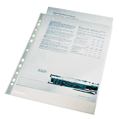 Obrázek Perforierte A4 Tasche, 50 Mikron, Transparent, Zelle von 100