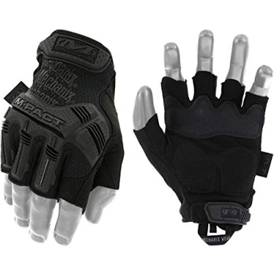 Obrázek Mechanix Wear pánské M pact® Covert Vingerloze handschoenen (groot, volledig zwart) rukavice bez prstů, Covert, L EU