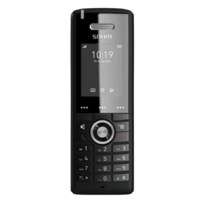 Obrázek Snom Profesionální mikrotelefon M65 (250 hodinový pohotovostní režim, dvouřádkový displej (2x16 znaků), upgrade softwaru SW Over The Air) Černá