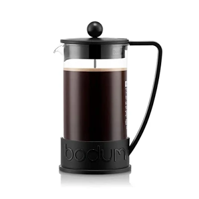 Obrázek Bodum Kávovar Brazil (systém French Press, permanentní filtr z ušlechtilé oceli, 0,35 litru), černý