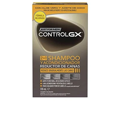 Obrázek JUST FOR MEN (CONTROL GX) CHAMPU 2 EN 1 118 ml. REDUCTOR CANA