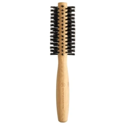 Obrázek Olivia Garden Healthy Hair Bambus kulatý kartáč na vlasy 100% Boar HH B50, s čistými kančími štětinami, 50 mm