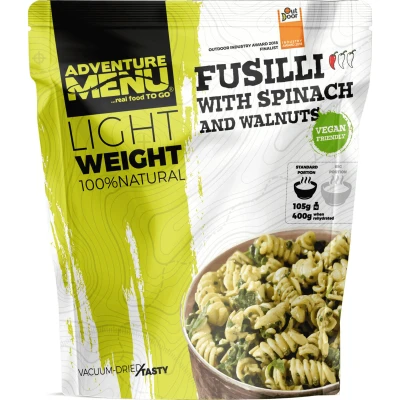 Obrázek Adventure Menu Fusilli se špenátem a vlašskými ořechy