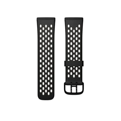 Obrázek Sportovní řemínek Fitbit Versa 3 / Sense, černá/Měsíční bílá